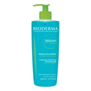 Bioderma Sébium: Gel Detergente Antibatterico per Pelli Grasse e Impure 500 ml
