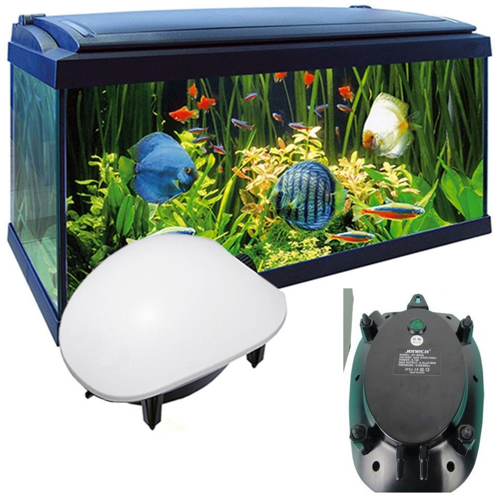 Pompa aria areatore aeratore per da acquario pesci 6,6 l/m esterna 3.5 w ap-8804