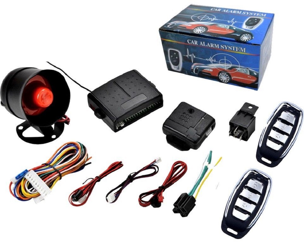 Kit Antifurto Allarme Auto Furgone Camper Universale Sirena