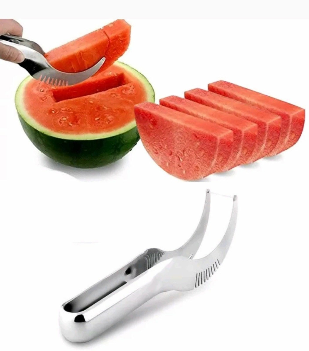 Taglia anguria angurello taglia cocomero affetta frutta taglia melone