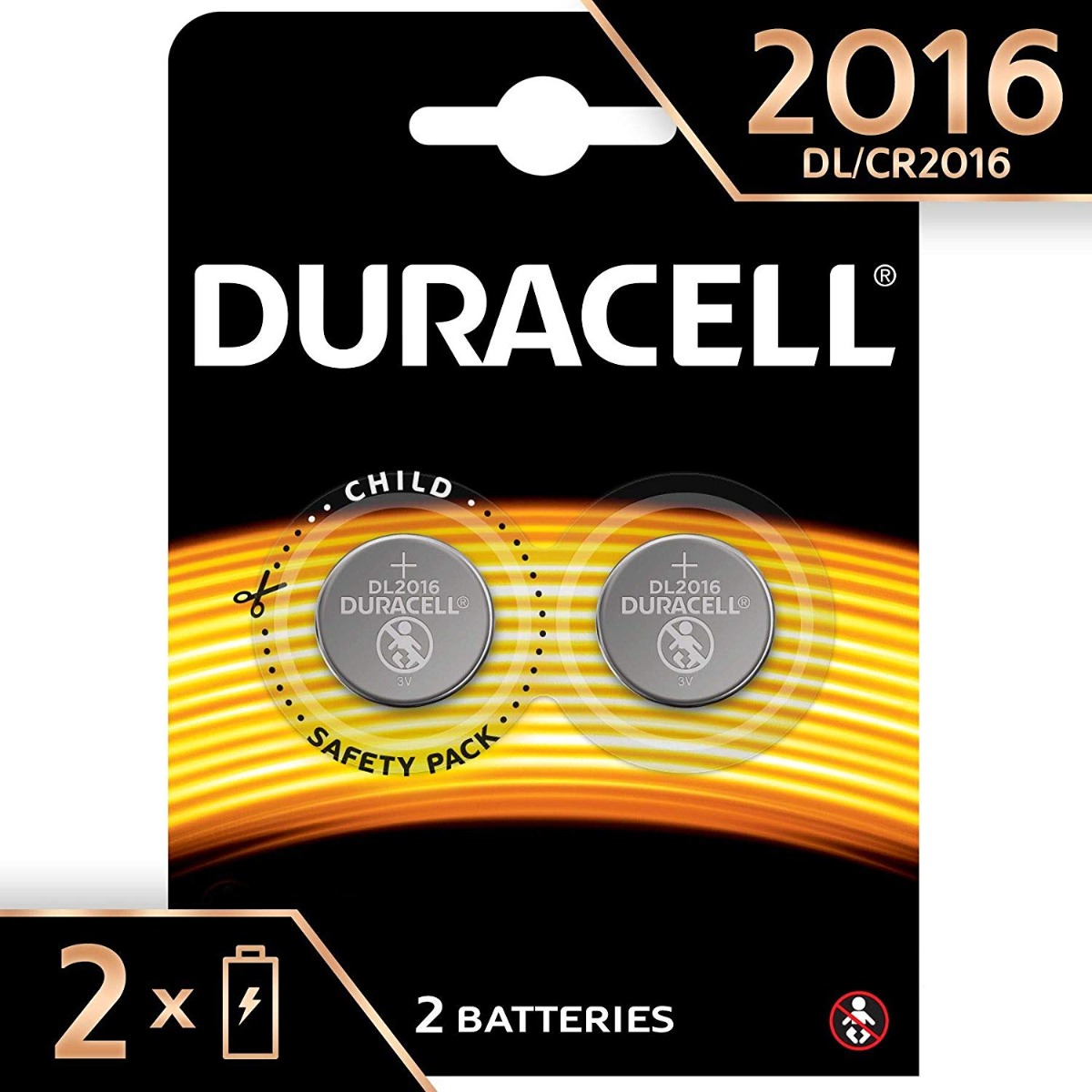 Batterie Duracell 2016 a litio 3V DL/CR2016 per Chiavi Telecomando e Accessori