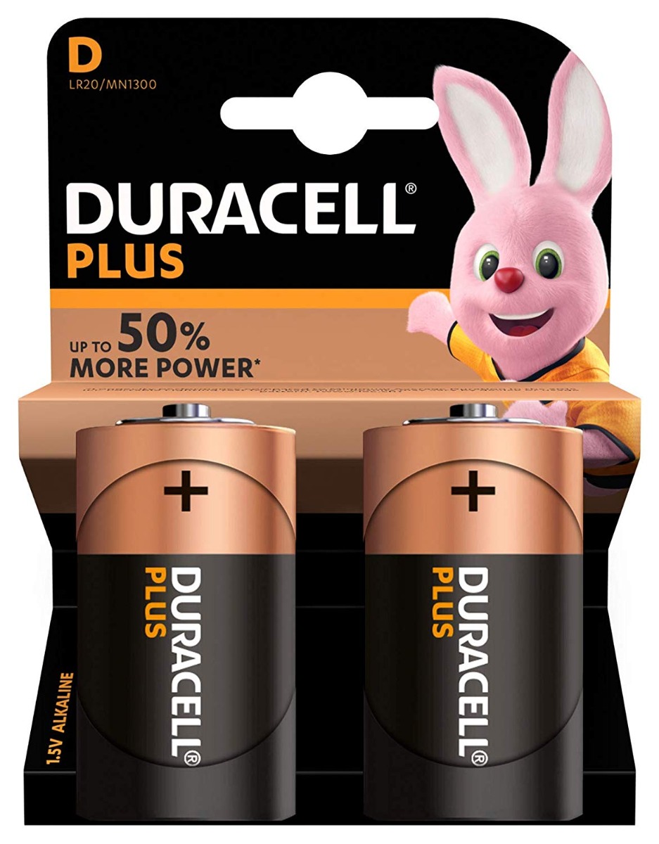 Batterie Duracell Plus D alcaline 1.5V LR20 MN1300