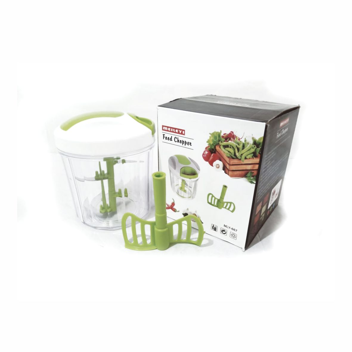 Tritaverdure tritatutto food chopper manuale a corda frutta verdure