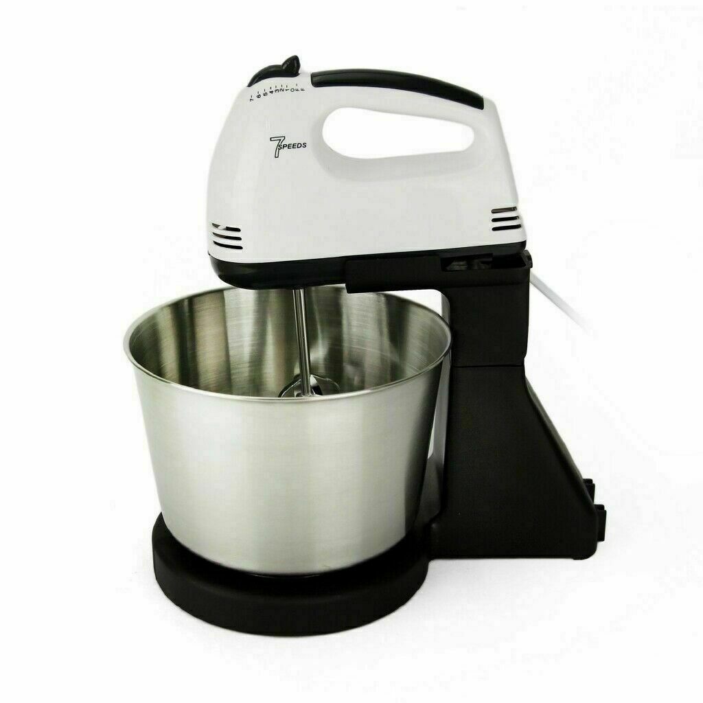 Frusta Elettrica Sbattitore sc-1620 Con Ciotola 7 Velocità Mixer Impastare