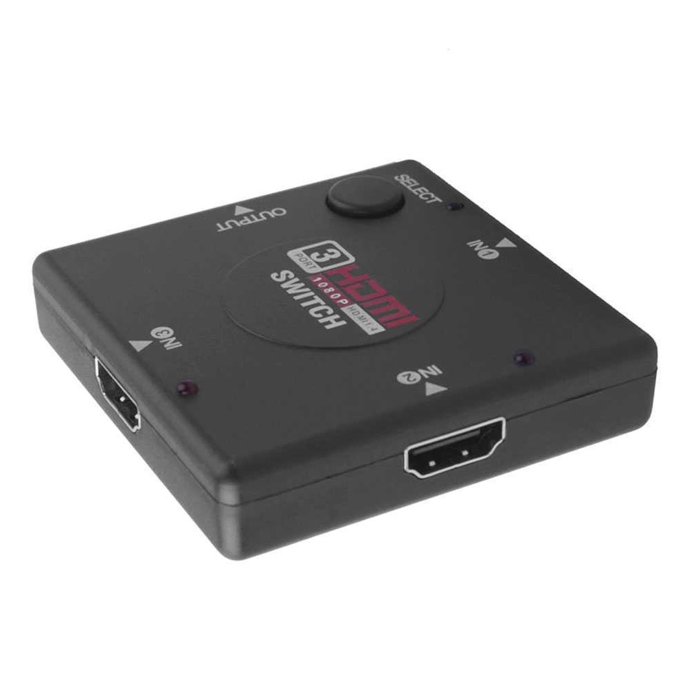 Switch HDMI 1080p 3 Porte Full HD Tv Presa Multipla Hub Adattatore Sdoppiatore