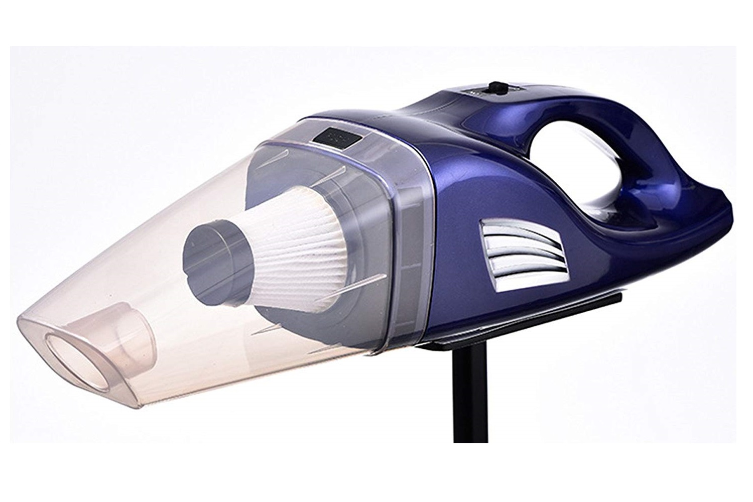 Mini aspirapolvere a mano senza fili ricaricabile ciclonico potente 100W batteria litio 12V con filtro più epais portatile ricarica rapida per pulizie (Sacco/Liquido 600ml)
