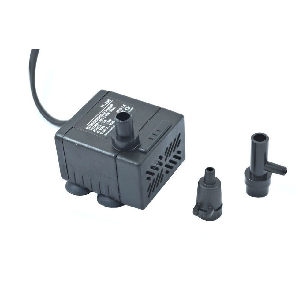 Filtro per riciclo acqua 5w 300 l/h pompa sommersa per acquario stagno pf-338