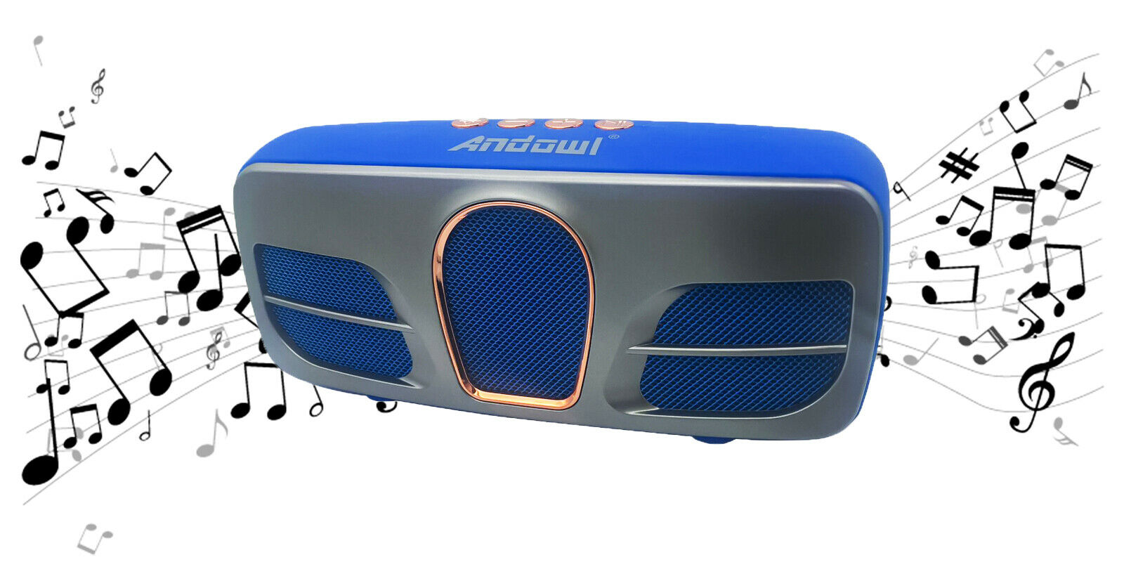Cassa speaker wireless bluetooth FM chiamate vivavoce TF Card usb QY-15