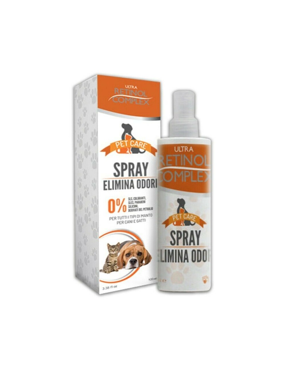 Spray Elimina odori cane e gatto Pet Care Retinol Complex 100 ml