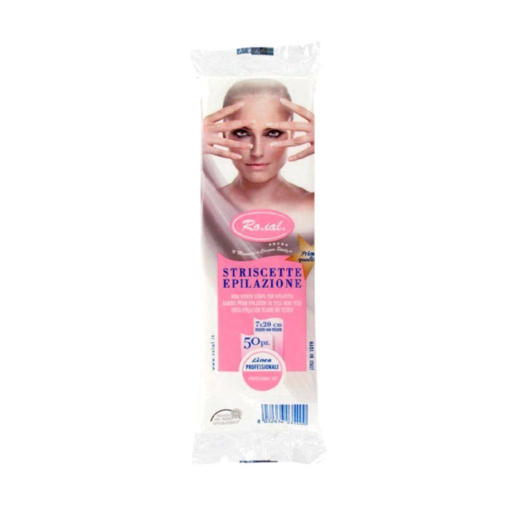 Roial Striscette Per Epilazione 7x20cm confezione 50PZ per Ceretta Cera