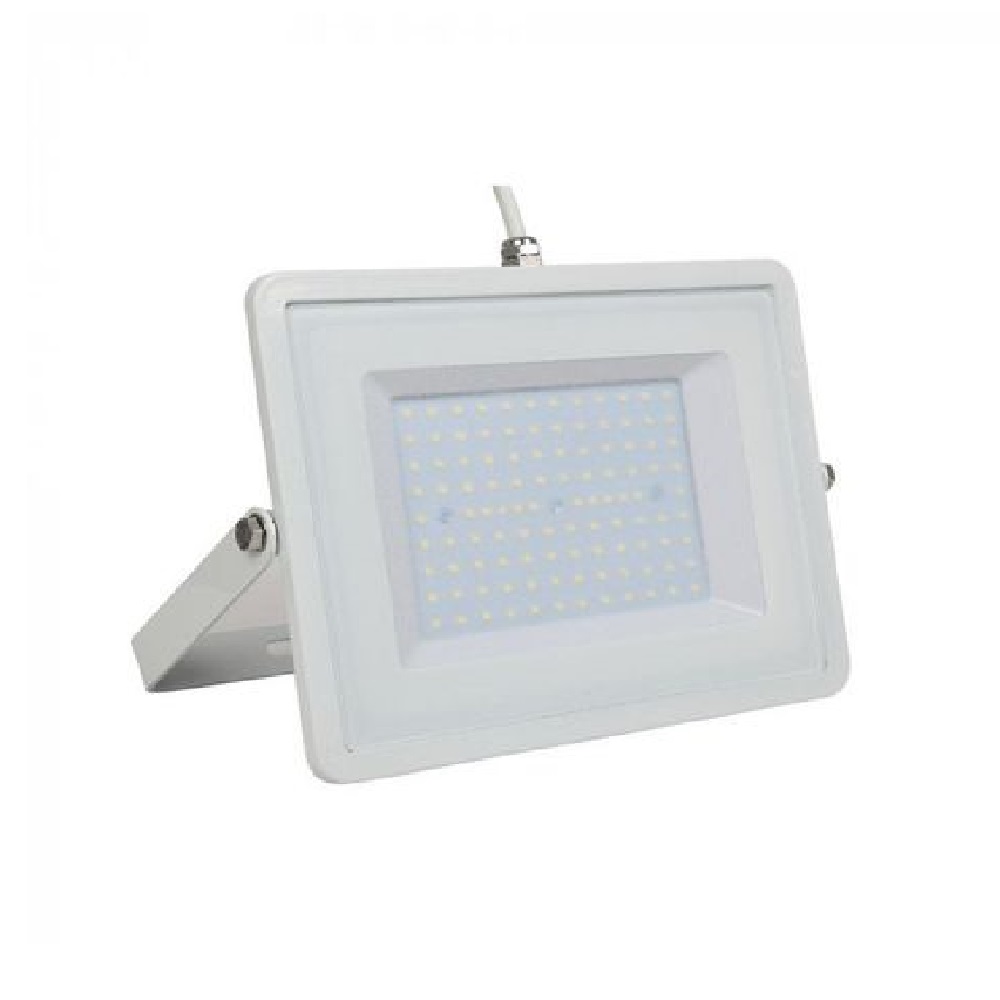 Faro Led V-TAC Smd 100w Slim Series Colore Bianco 6400k IP65