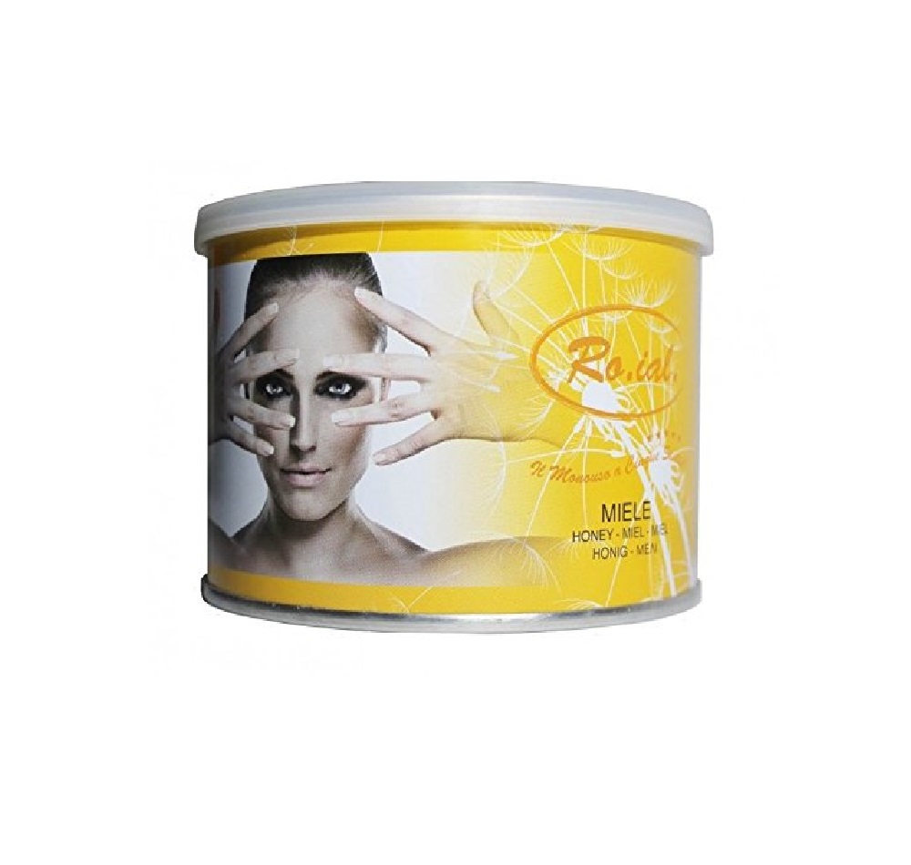 Roial cera depilatoria miele barattolo  400 ml scadacera ceretta