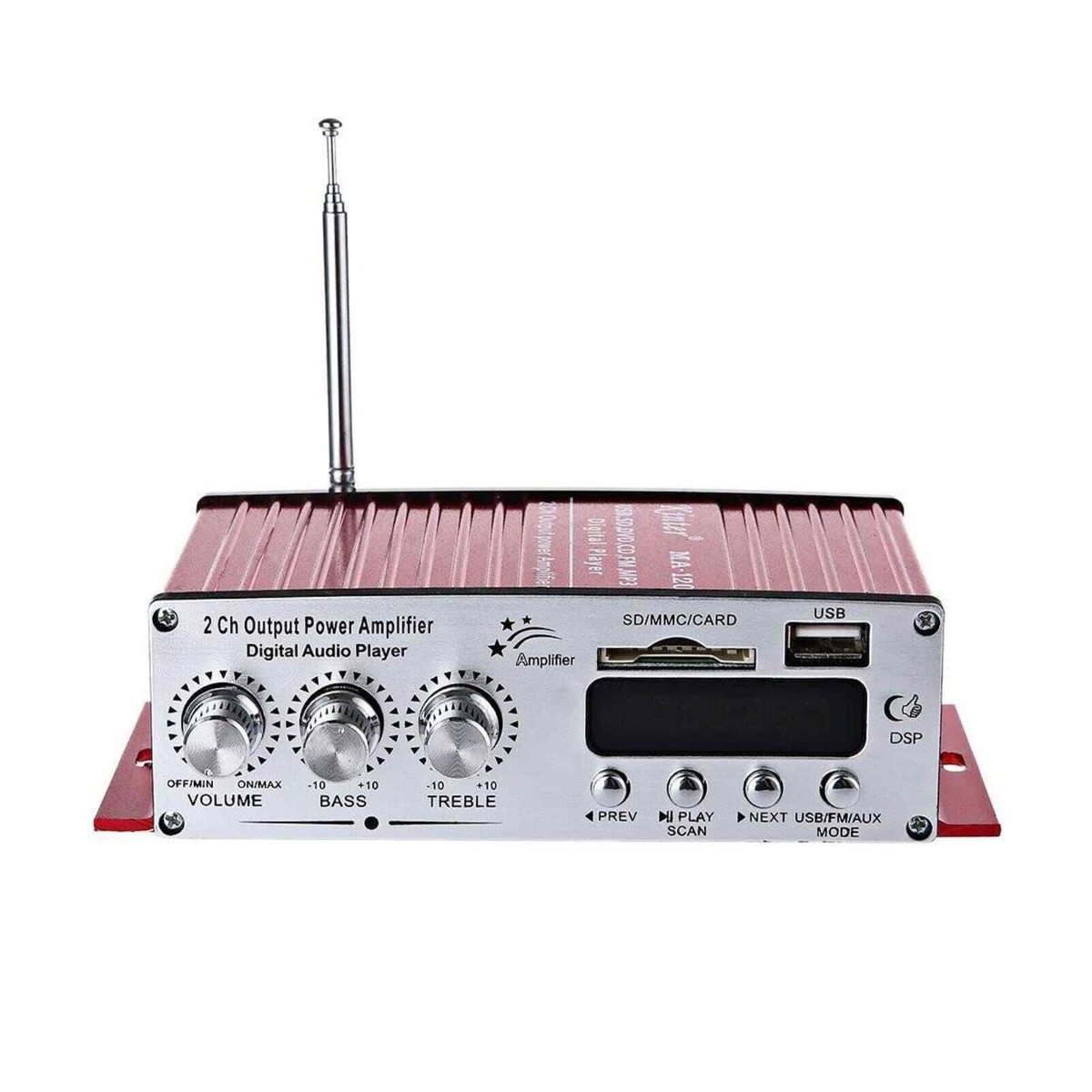 Amplificatore Audio Usb Mp3 Casa Auto 2 Canali Stereo 40w Telecomando Ma120