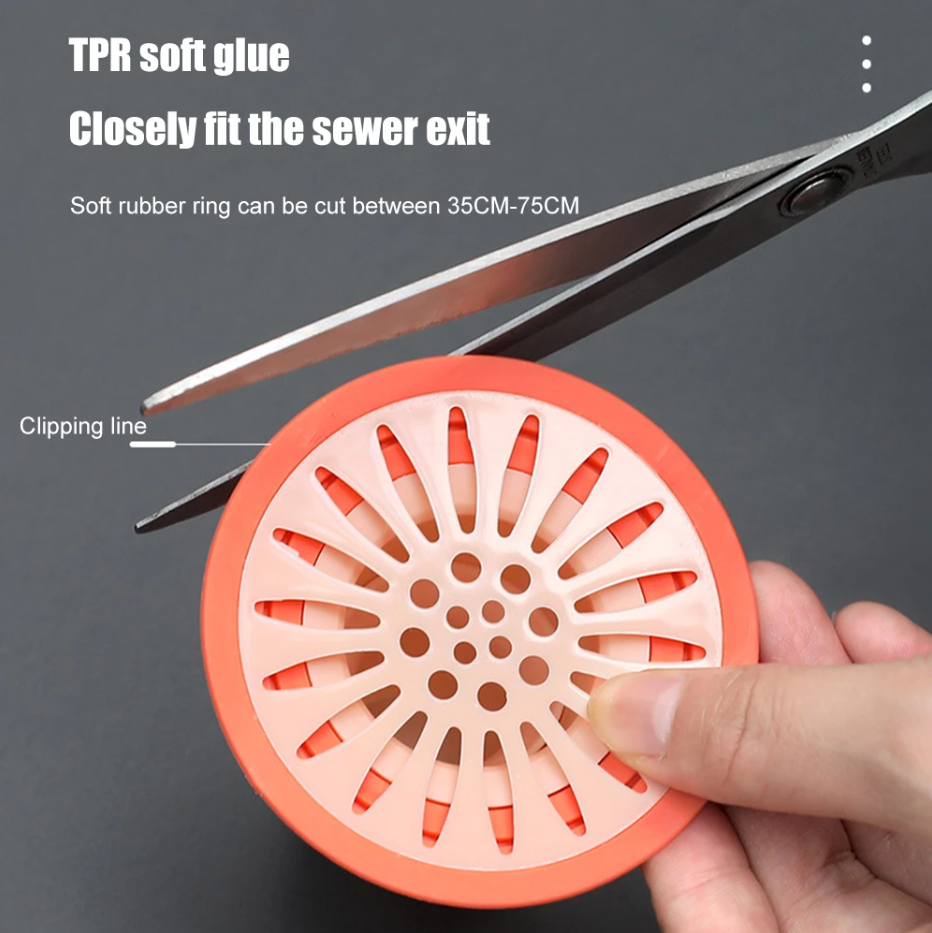 Filtro antiodore e anti-intasamento per lavello doccia bagno cucina 3 pz