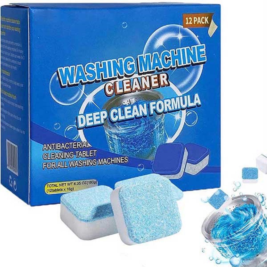 Pastiglie per la pulizia della lavatrice formula deep clean