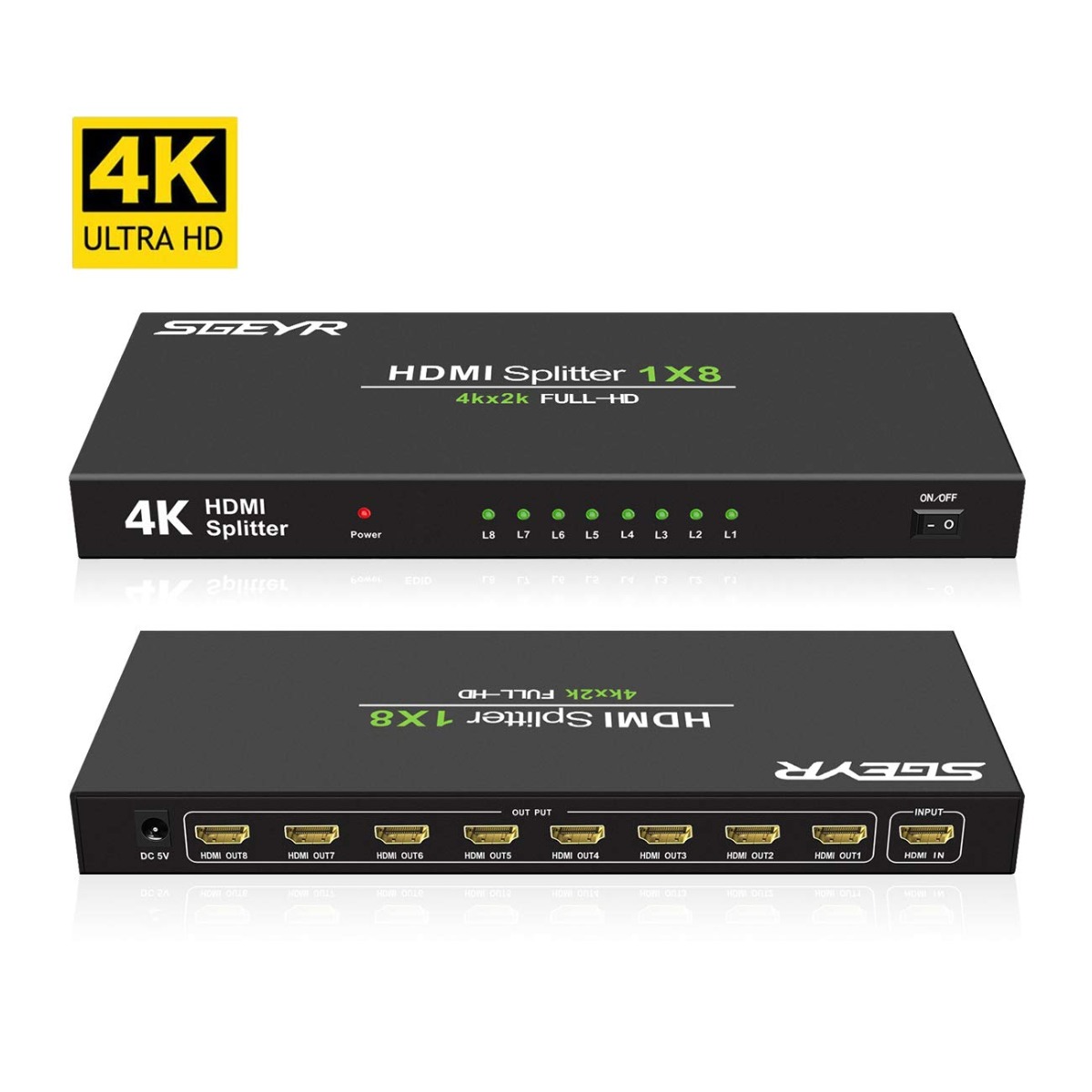 Splitter ad 8 uscite 4K HDMI