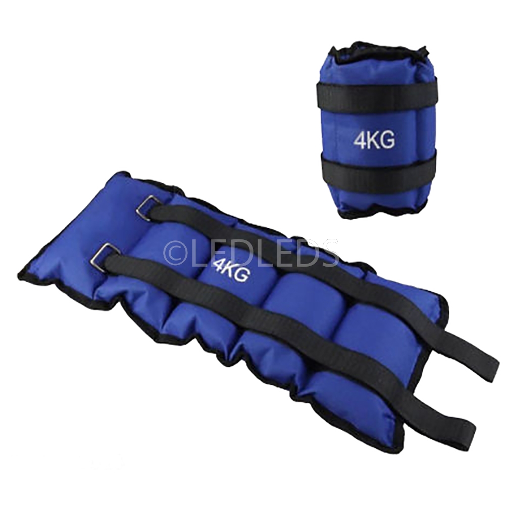 Pesi per Caviglie E Polsi da  4Kg  -Sport Fitness Cavigliere e polsini