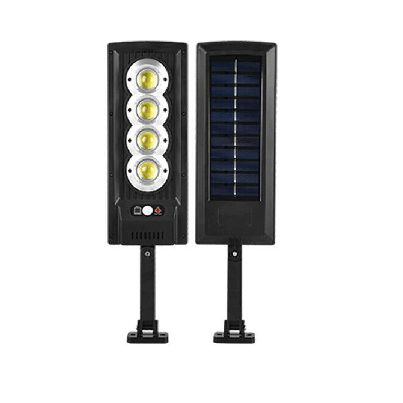 Faretto lampione 120 cob da esterno a pannello solare sensore movimento