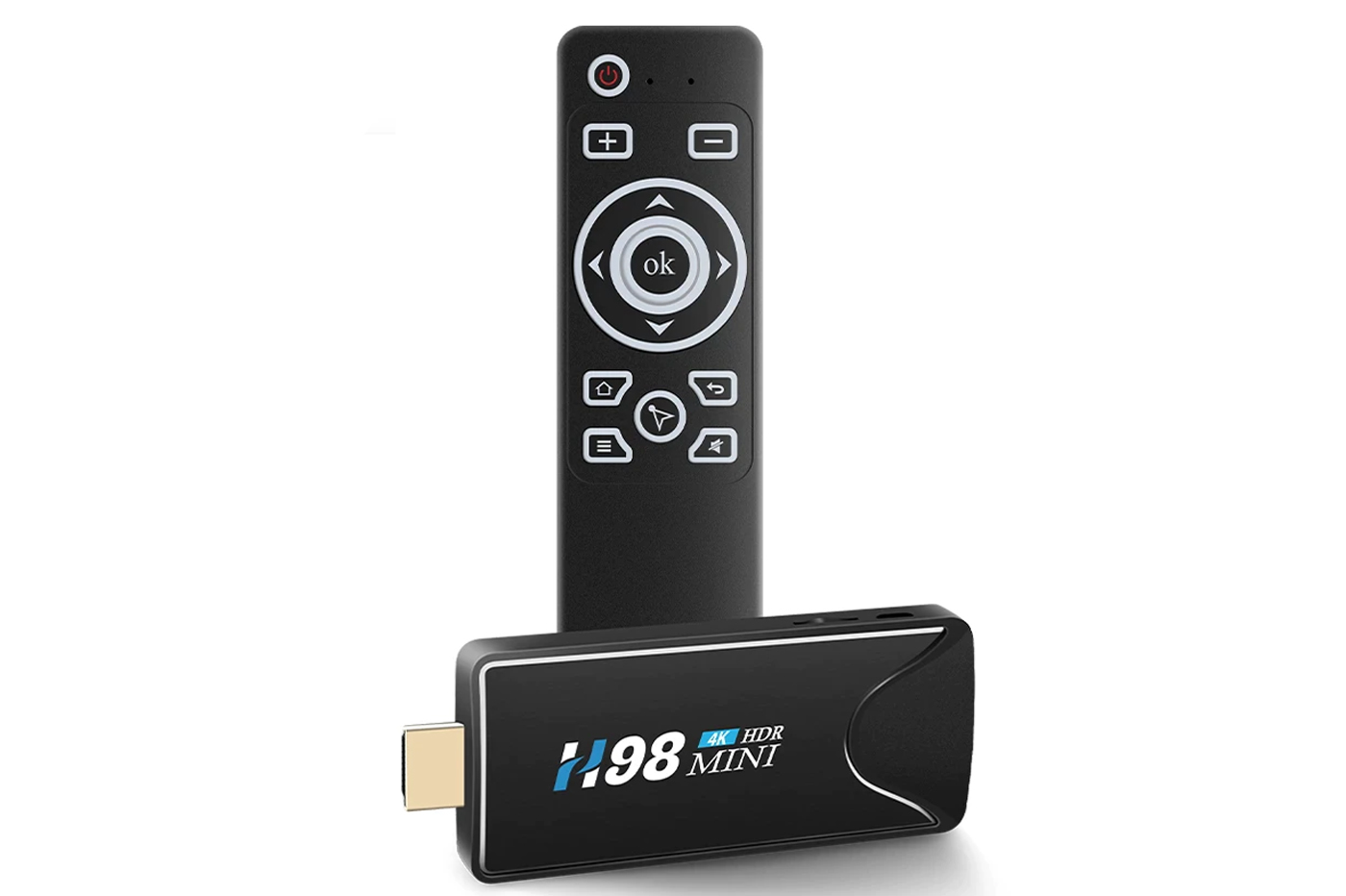 Stick tv telecomando smart tv android 10.0 mini box 4k ultra hd 4gb/64gb