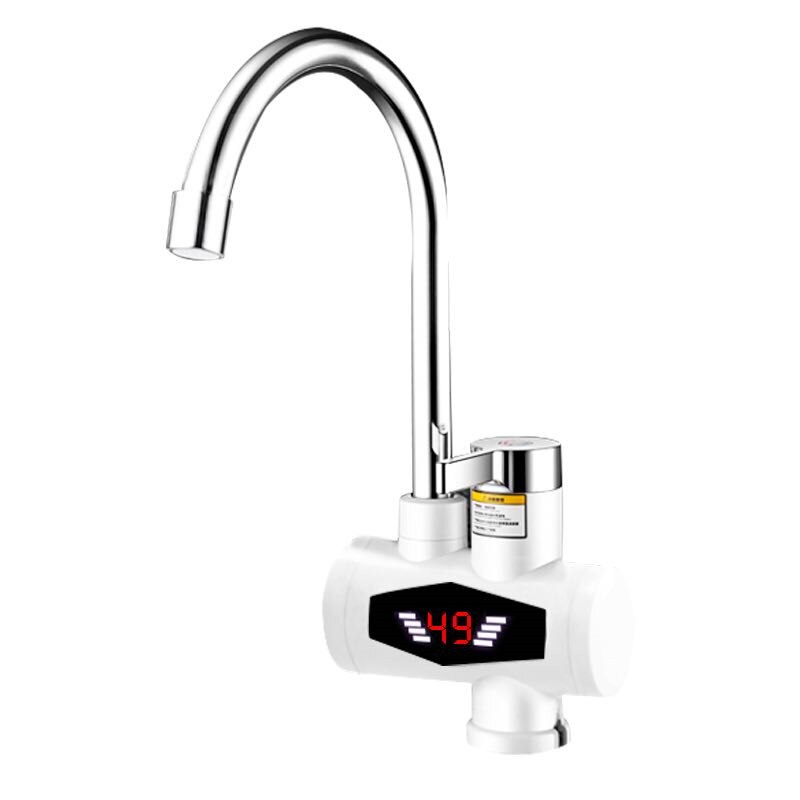 Rubinetto con display digitale per acqua calda istantanea rubinetto vasca da bagno doccia elettrico veloce RX-015-1