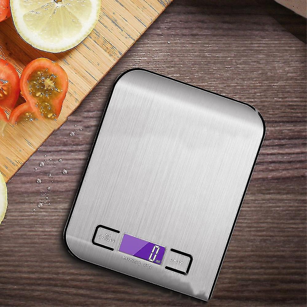 Bilancia da cucina digitale Portata max 5 kg Argento