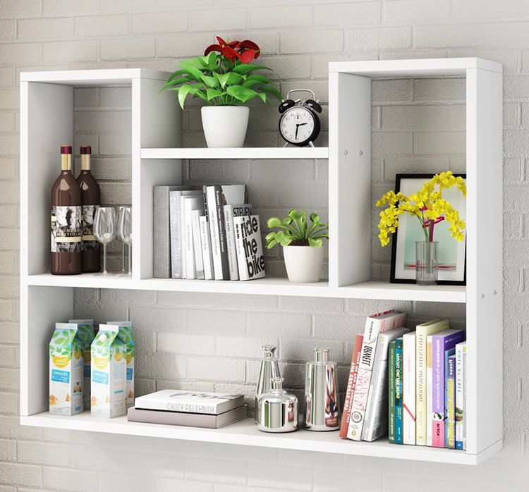 Mensole a Muro per Cameretta in Legno MDF  colore bianco
