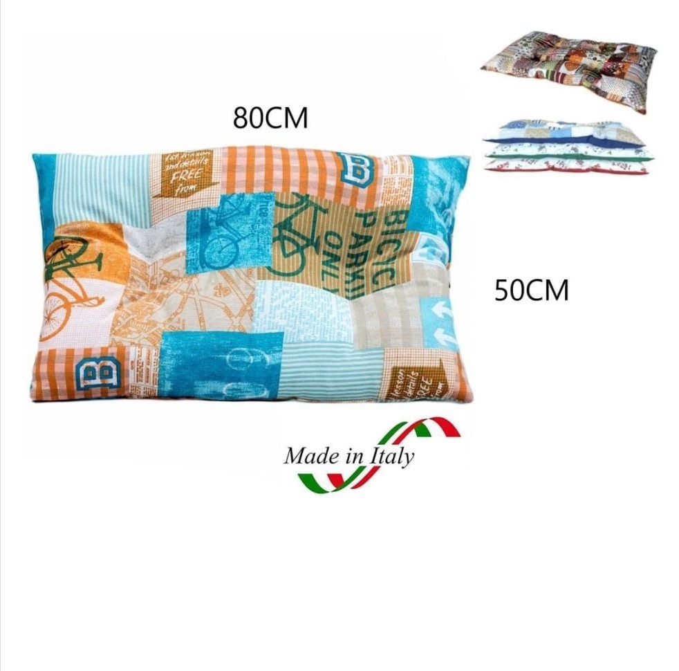 Coperta soffice per Cani Grandi e Piccoli Cestino per Cani con Copertura Rimovibile e Lavabile  Cuscino per Cani in Materiale 50 x 80 cm