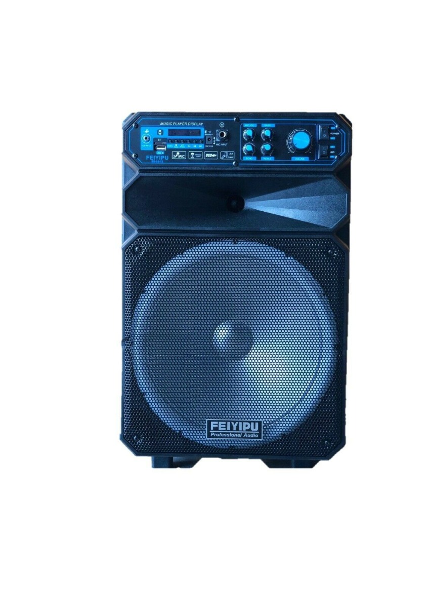 Cassa amplificata bluetooth es-05-12 altoparlante portatile karaoke + microfono