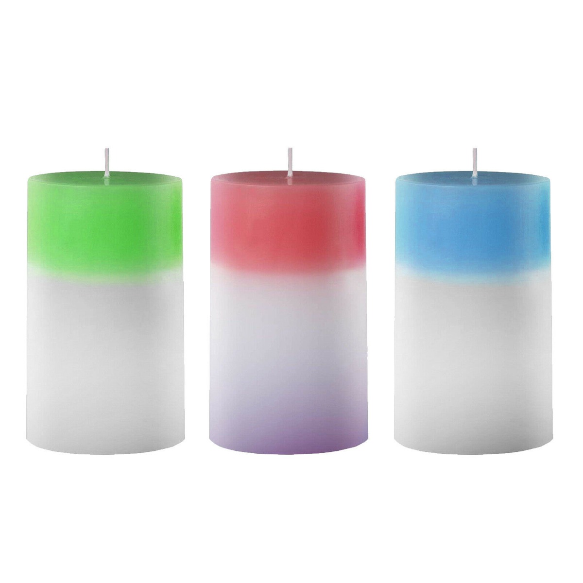 Candele Naturali Candele A Colonna Con Luce A LED Integrate Che Cambiano Colore
