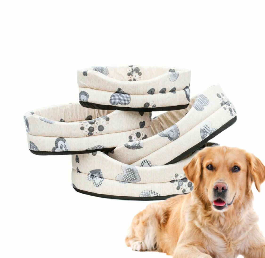Cuccia letto per cane Set 4 pezzi 4 misure Letto per animali cane e gatti