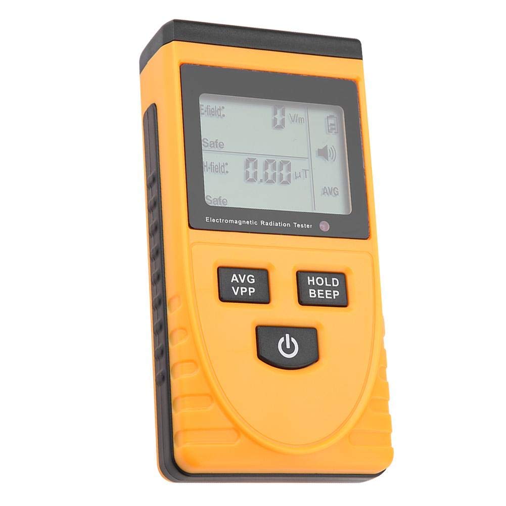 GM3120 Tester EMF di Blocco Dati Digitale Rivelatore di Radiazioni Elettromagnetiche Professionale con Allarme Sonoro e Luminoso