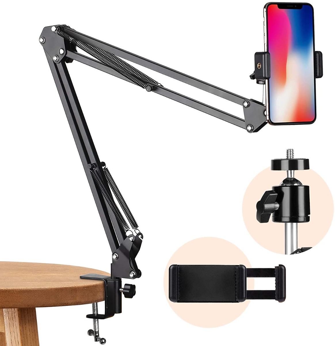 Supporto per Telefono Cellulare Supporto per Video Braccio articolato Braccio Flessibile per Supporto per riprese fotografiche