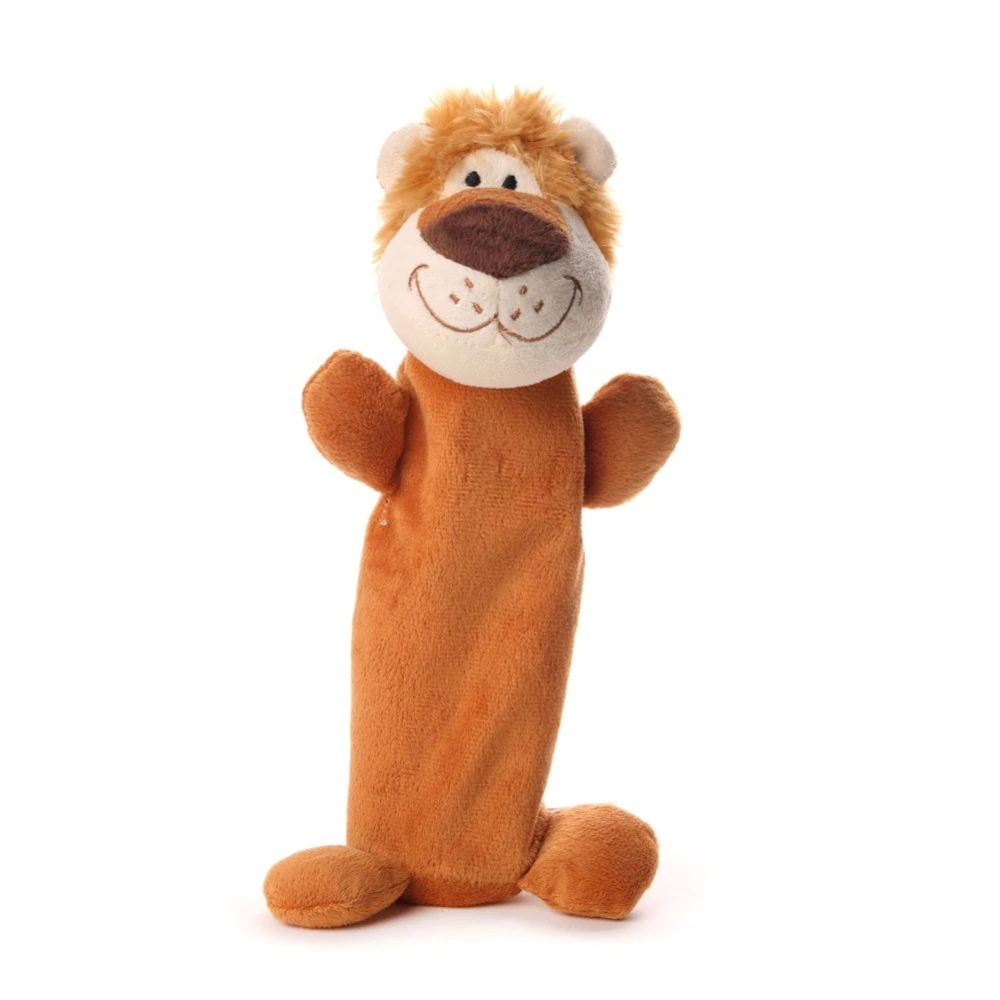 Giocattolo di peluche e plastica masticabile per cani a forma di animaletti