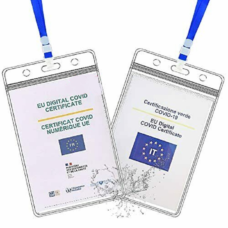 Porta Green Pass Custodia Green Pass 4X-11×15 cm