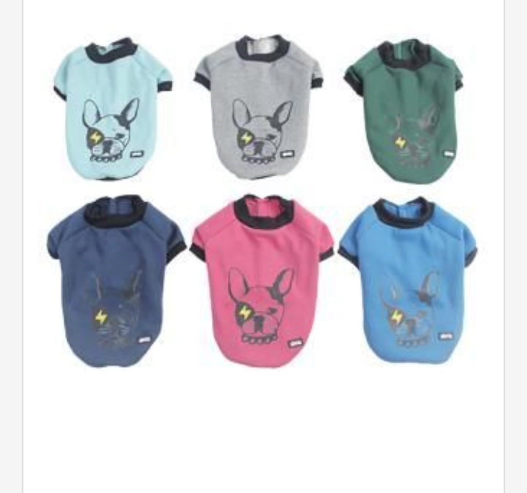 Vestiti per Cani in Cotone morbido T-Shirt per Cani per Cani di Piccola o Media Taglia M