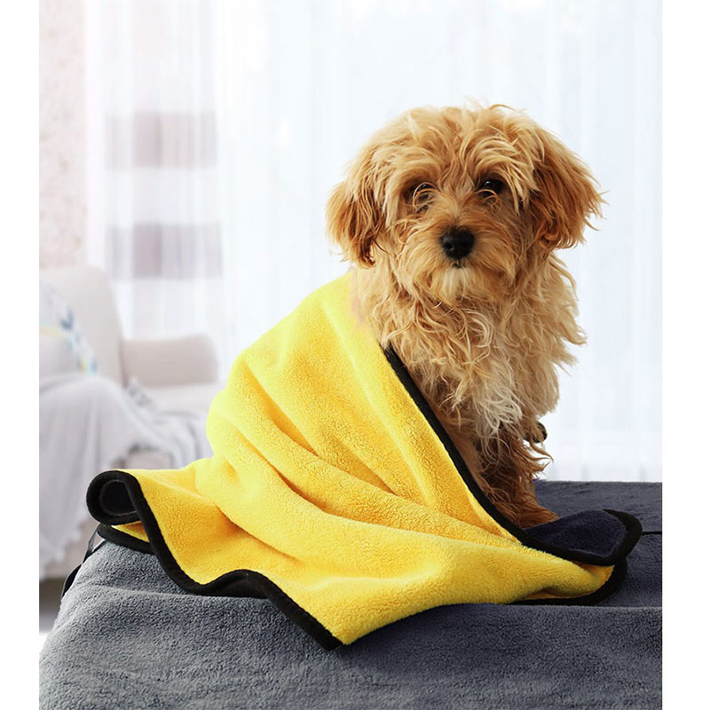 Asciugamano per animali domestici Asciugamano assorbente da bagno Morbido 50 x 100 cm