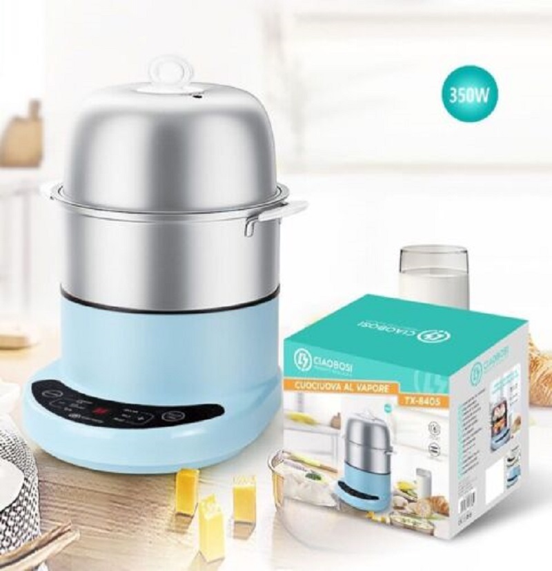 Cuoci Uova A Vapore Bollitore Elettrico 350w Cuociuova Uova Tx-8405