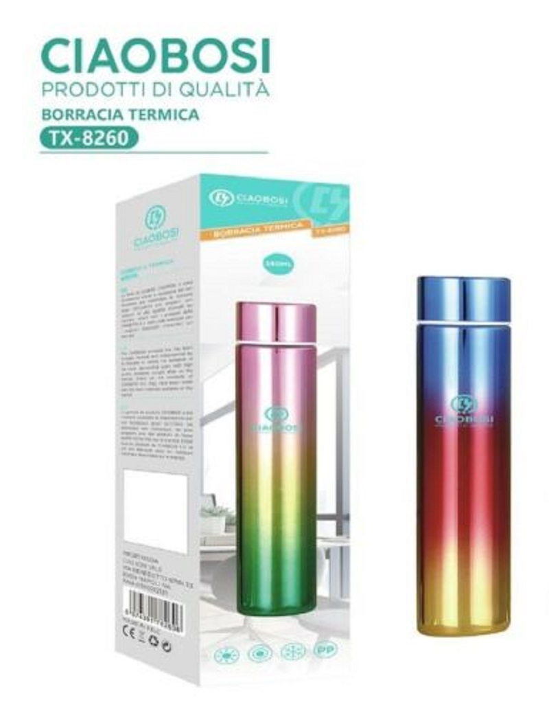 Borraccia Termica Porta Vivande Thermos Termos Contenitore 280ml Tx-8260