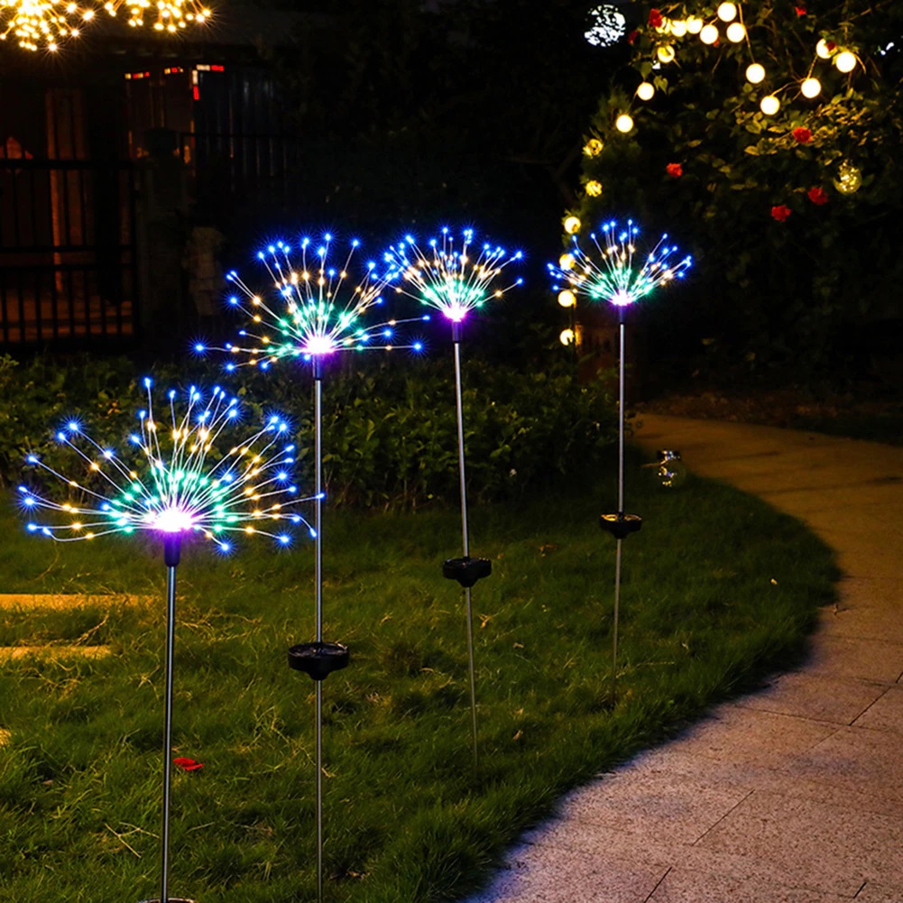 Luci led a sfera ad energia solare da 150 led