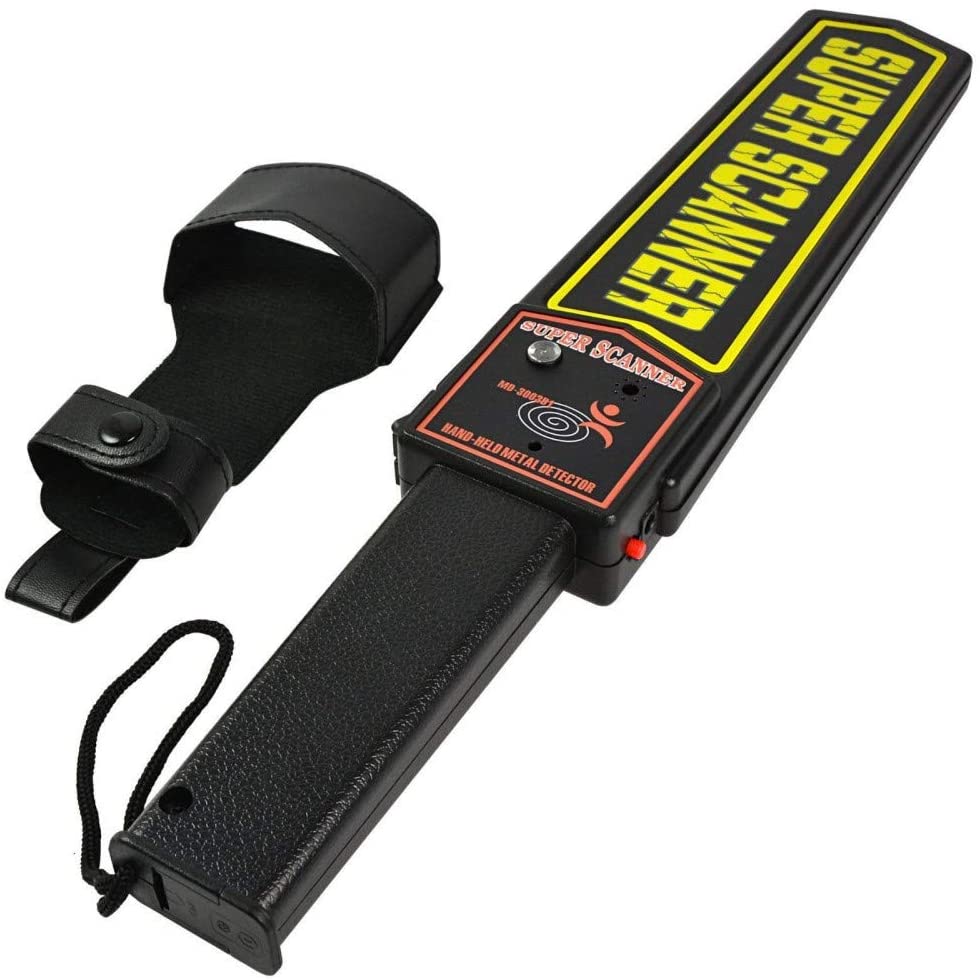 Metal detector professionale manuale rilevatore metalli LED scanner