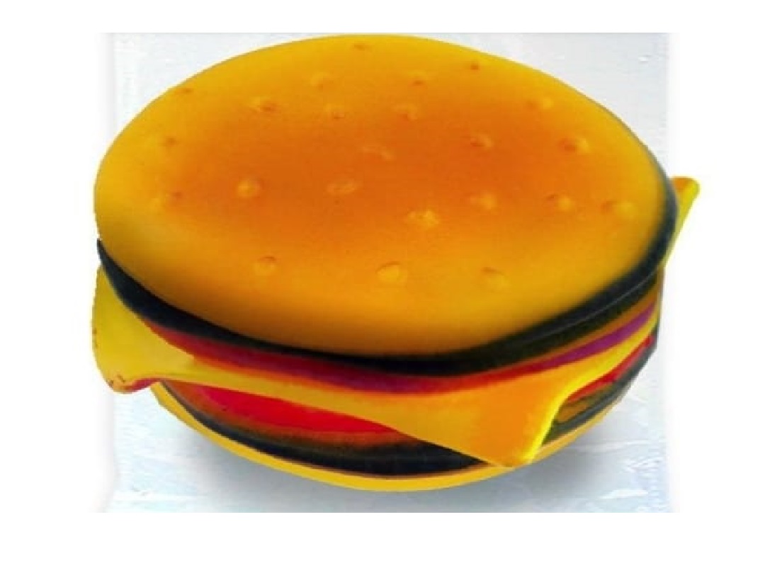 Panino hamburger giocattolo per cani gatti con suoni 18 x 12 cm giocattoli cane